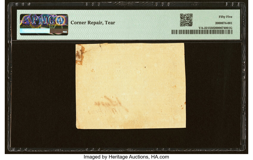 image for: Virginia May 7, 1781 $500 PMG About Uncirculated 55....