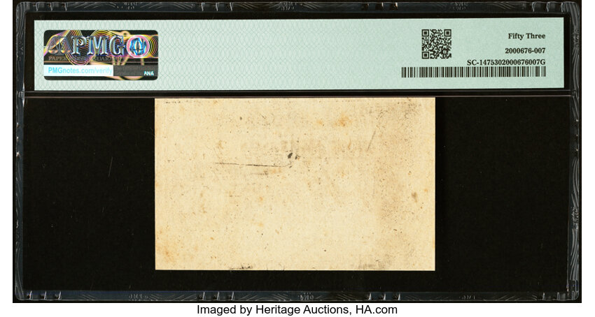 image for: South Carolina April 10, 1778 5s Remainder PMG About Uncirculated 53....
