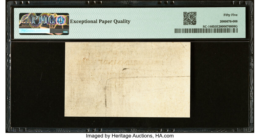 image for: South Carolina April 10, 1778 3s 9d PMG About Uncirculated 55 EPQ....