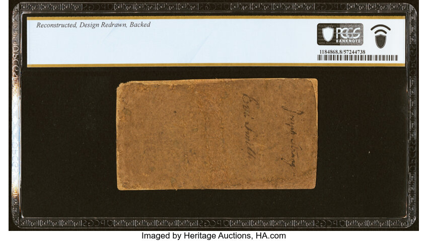 image for: New York March 25, 1755 £3 Counterfeit PCGS Banknote Very Good 8 Details....