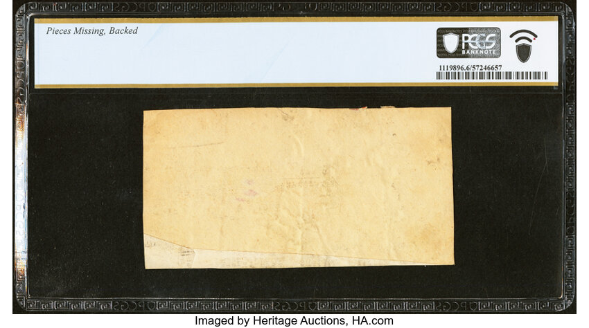 image for: North Carolina April 4, 1748 6s PCGS Banknote Good 06 Details....