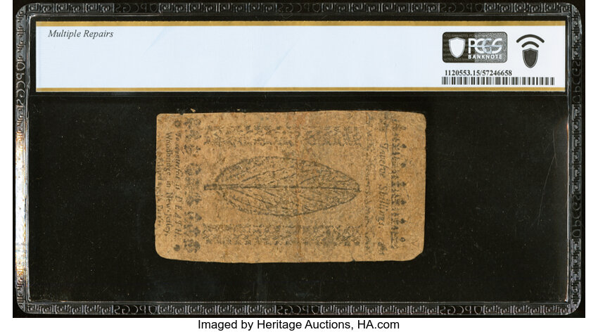 image for: New Jersey October 20, 1758 12s PCGS Banknote Choice Fine 15 Details....