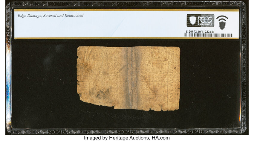 image for: New York February 17, 1776 2s City and County of Albany PCGS Banknote Very Good 10 Details....