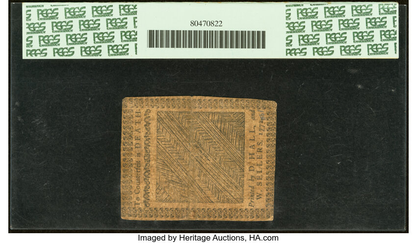 image for: Pennsylvania April 3, 1772 2s 6d PCGS Very Fine 20....