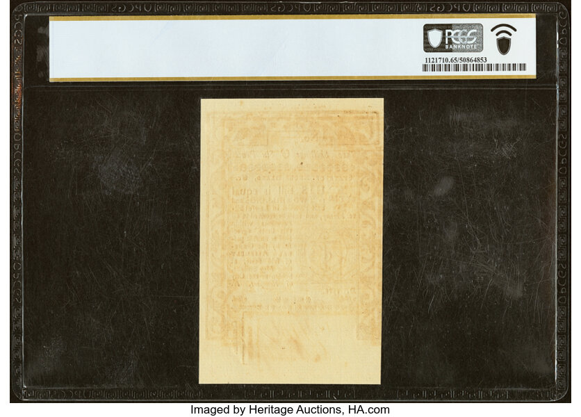 image for: Rhode Island May 1786 2s 6d PCGS Banknote Gem Unc 65 PPQ....