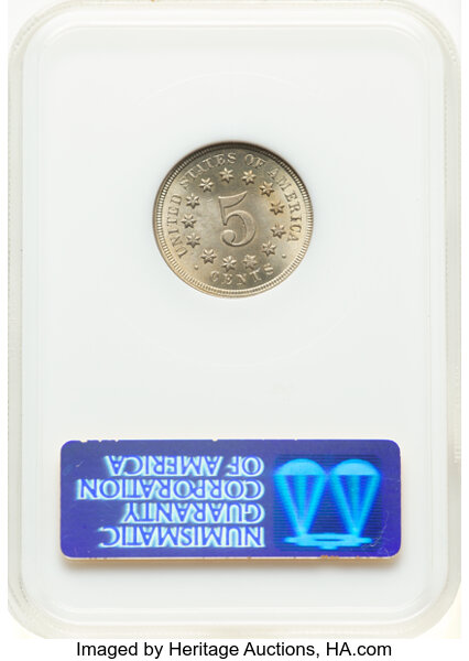 image for: 1868 5c NGC MS66