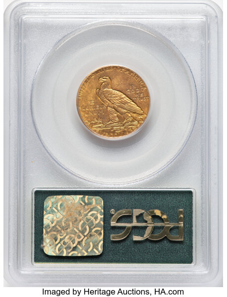 thumbnail for: 1914 $5  PCGS MS61 CAC