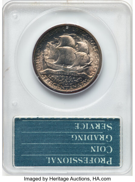 1936 50c Long Island AU53 thumbnail 12