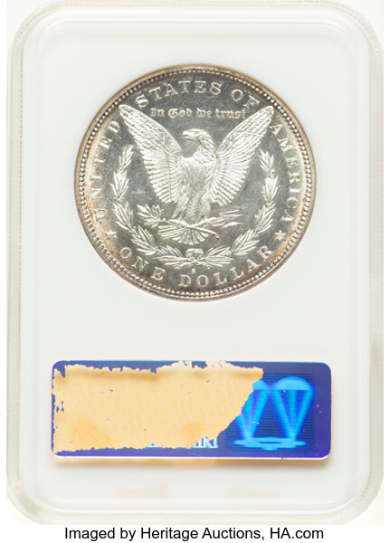 image for: 1883-S $1 MS63 Prooflike NGC. Housed in a Generation 4 fatty holder. NGC Census: (11/5). CDN: $9,000 Whsle. Bid for NGC/PCG...