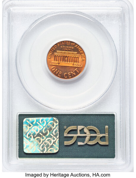image for: 1972 1C Doubled Die Obverse, FS-101, MS65 Red PCGS. Housed in a Generation 3.0 green label holder.  CDN: $690 Whsle. Bid fo...
