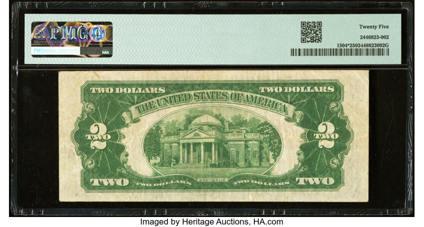 image for: Fr. 1504* $2 1928C Legal Tender Star Note. PMG Very Fine 25....
