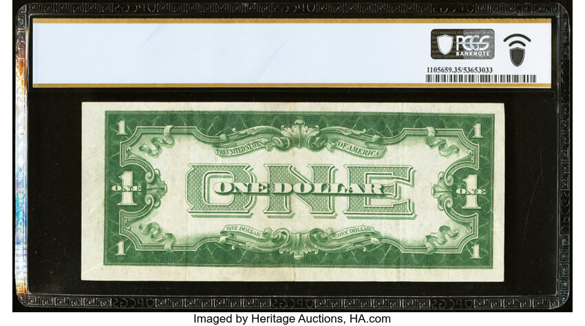 image for: Fr. 1602* $1 1928B Silver Certificate Star Note. PCGS Banknote Choice VF 35....