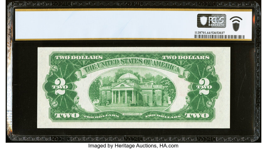 image for: Fr. 1504 $2 1928C Legal Tender Note. PCGS Banknote Choice Unc 64 PPQ....