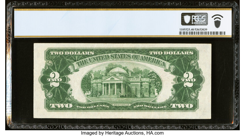 image for: Fr. 1507* $2 1928F Legal Tender Star Note. PCGS Banknote Extremely Fine 40....