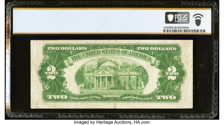 image for: Fr. 1504* $2 1928C Legal Tender Star Note. PCGS Banknote Very Fine 30....