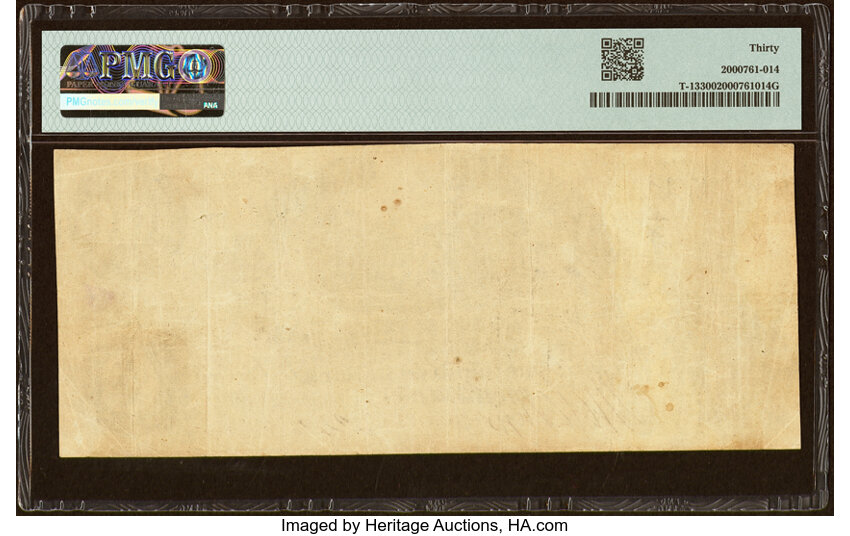 image for: T13 $100 1861 PF-3 Cr. 55, 55A PMG Very Fine 30....