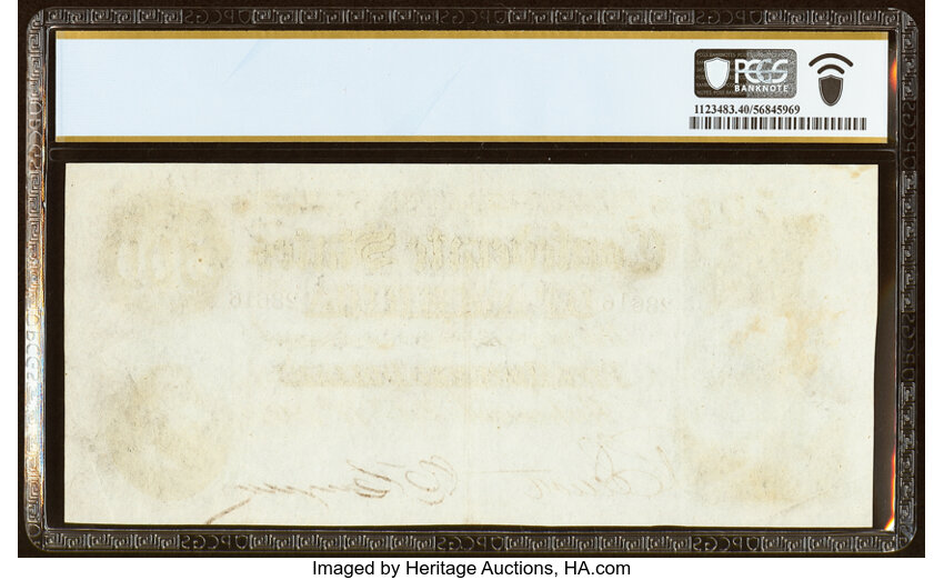 image for: T64 $500 1864 PF-2 Cr. 489 PCGS Banknote Extremely Fine 40....