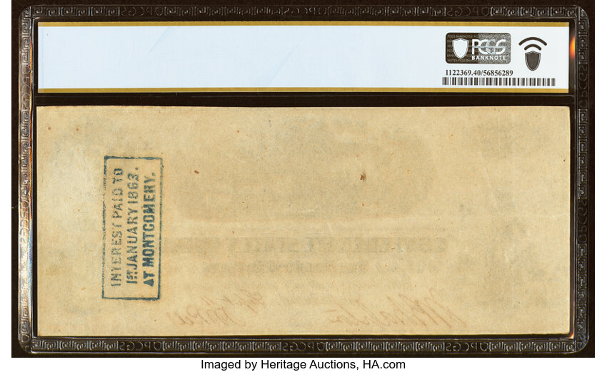 image for: T40 $100 1862 PF-1 Cr. 298 PCGS Banknote Extremely Fine 40....