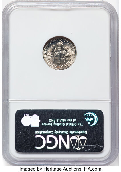 image for: 2004-D 10C Roosevelt Dime -- On an Elliptical Planchet -- MS66 Full Torch NGC. 1.72 grams....
