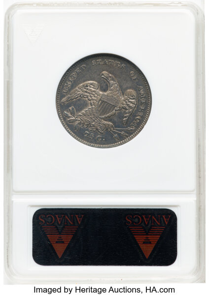 thumbnail for: 1831 Small Letters, B-3 25c ANACS VF35