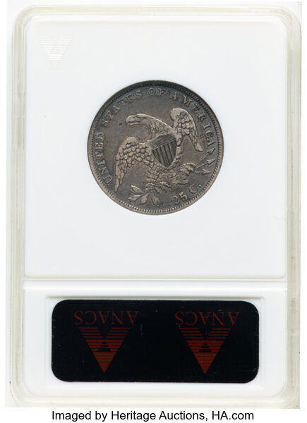 thumbnail for: 1835 B-4 25c ANACS VF30