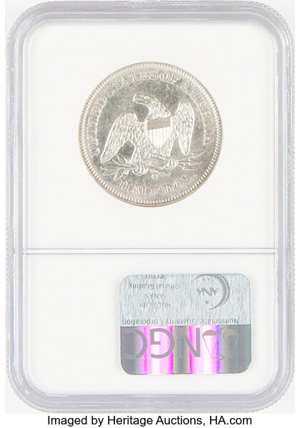 image for: 1861-O 50C Confederate Obverse, WB-102, FS-401, Die Pair 11, R.3 -- Shipwreck Effect -- NGC. Ex: S.S. Republic. Formerl...