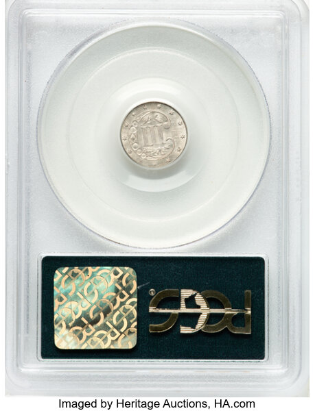 image for: 1859 3cS PCGS MS62