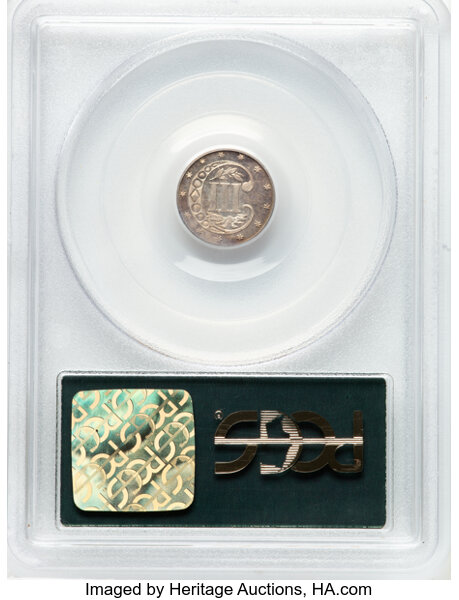 image for: 1871 3cS PCGS MS62