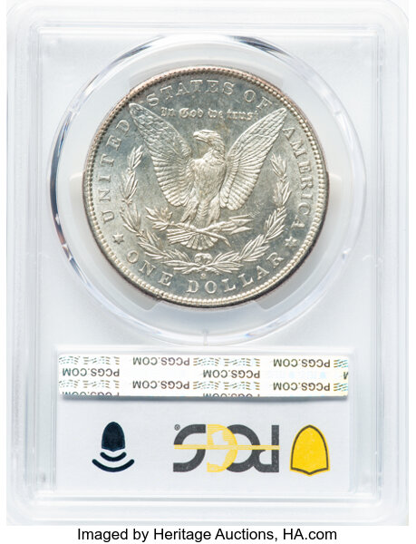 image for: 1899-S $1 MS62 Prooflike PCGS. PCGS Population: 29 in 62, 172 finer (10/25). CDN: $775 Whsle. Bid for NGC/PCGS MS62. Mintag...