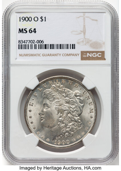 Bid on 1900-O $1 NGC MS64 | Greysheet Marketplace
