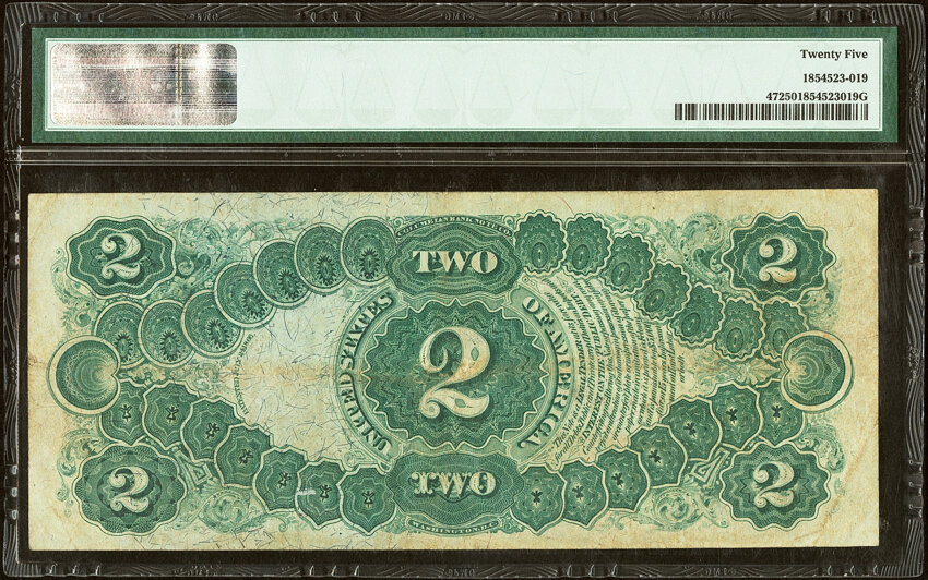 image for: Fr. 47 $2 1875 Legal Tender PMG Very Fine 25....