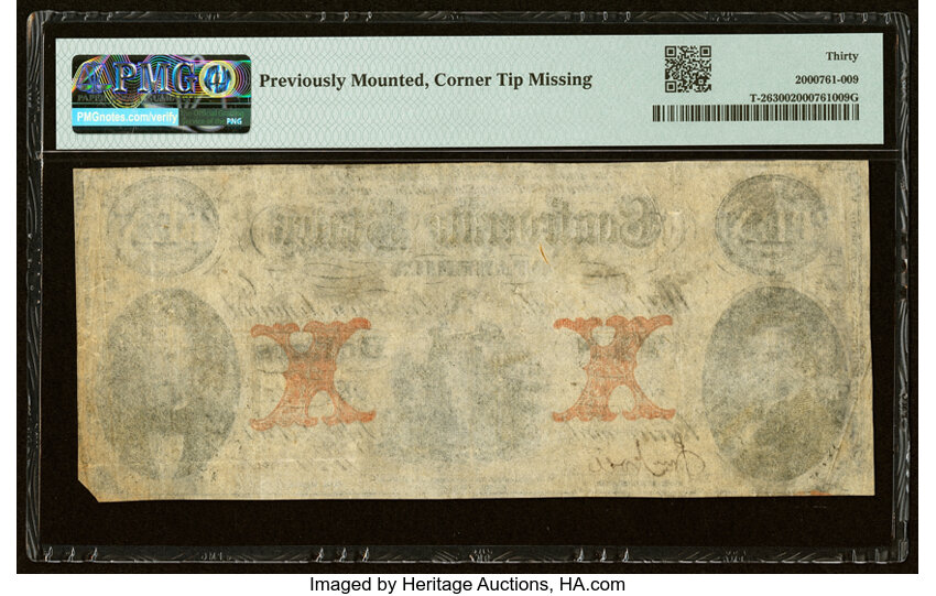 image for: T26 $10 1861 PF-21 Cr. 191 PMG Very Fine 30....