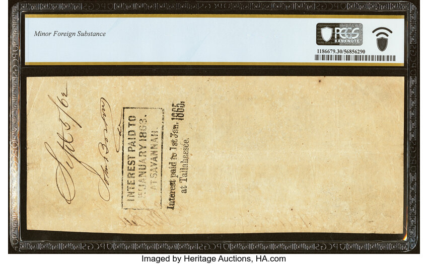 image for: T40 $100 1862 PF-1 Cr. 298 PCGS Banknote Very Fine 30....