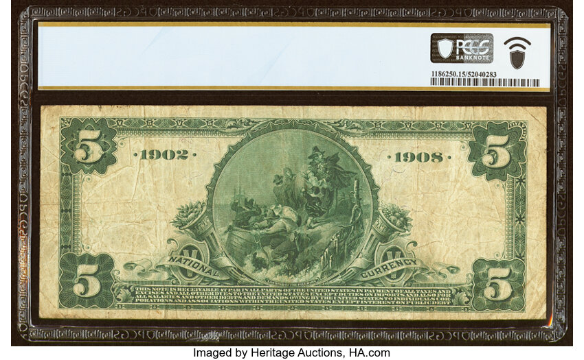 image for: Fort Worth, TX - $5 1902 Date Back Fr. 590 The Fort Worth National Bank Ch. # (S)3131 PCGS Banknote Choice Fine 15....
