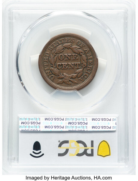 thumbnail for: 1847/47 Large/Small 47, N-31 1c PCGS F15 BN