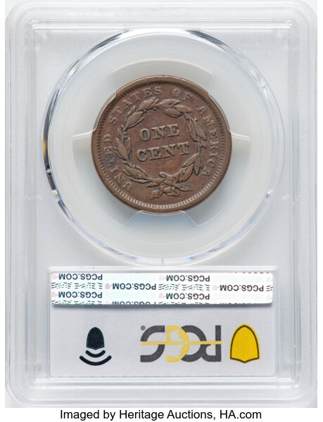 image for: 1840 1C Small Date, N-3, R.1, VF30 PCGS. CDN: $85 Whsle. Bid for NGC/PCGS VF30....