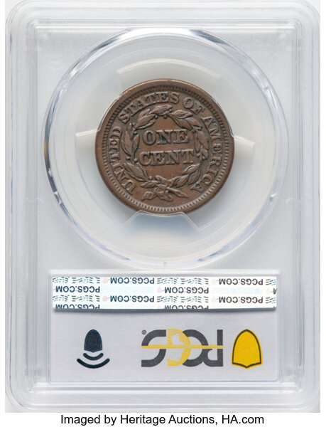 thumbnail for: 1848 N-7 1c PCGS XF40 BN