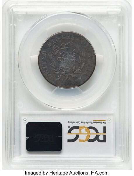 image for: 1794 Head of 1794, S-55  1c PCGS VG10 BN