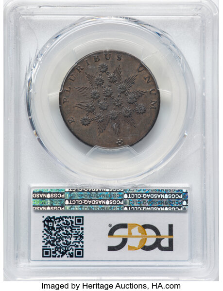 image for: (1792-94) Cent Kentucky Token, Lancaster Edge, Breen-1156, W-8810, R.5, AU58 PCGS. PCGS Population: 37 in 58 (1 in 58+), 11...