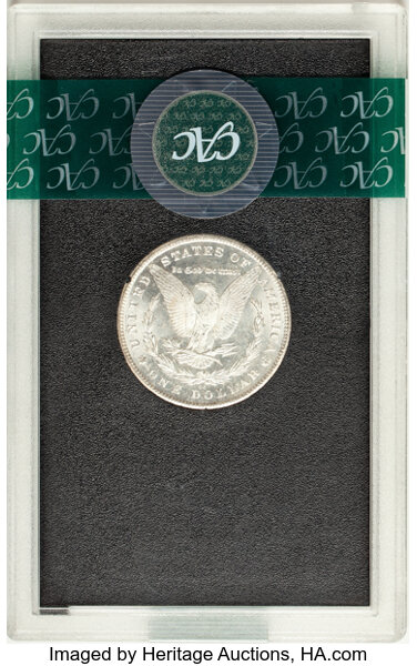 1880-CC $1  GSA Hoard, 8/High 7 MS62 CAC thumbnail 6