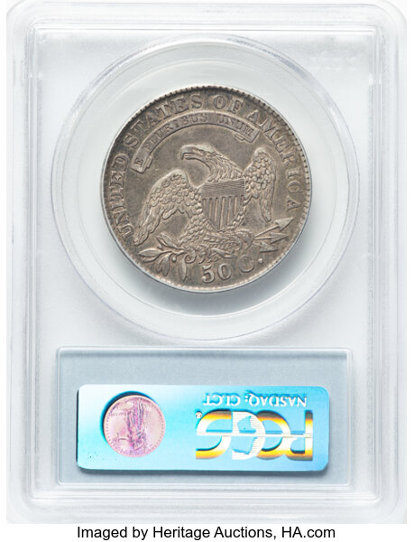 image for: 1829 50C Small Letters, O-105, R.1, XF40 PCGS. Ex: Manhattan Collection. PCGS Population: 2 in 40, 30 finer (11/25). CDN: $...