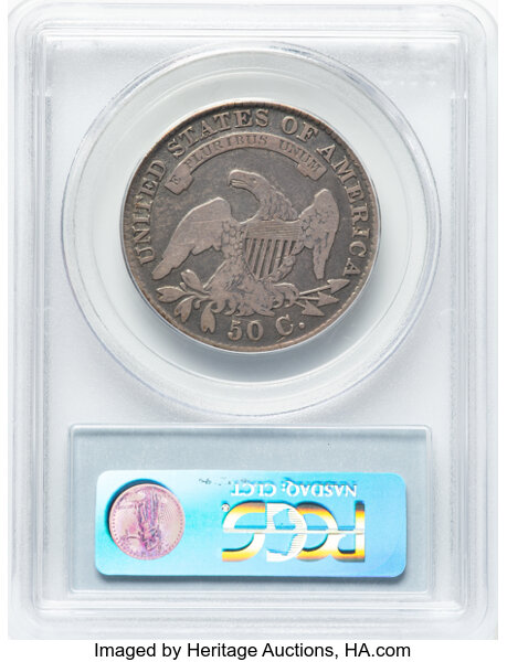 image for: 1830 50C Small 0, O-107, R.2, VG8 PCGS. Ex: Manhattan Collection. PCGS Population: 1 in 8, 24 finer (11/25). CDN: $62 Whsle...