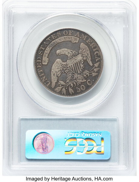 image for: 1833 50C O-109, R.1, VG8 PCGS. Ex: Manhattan Collection. PCGS Population: 1 in 8, 32 finer (11/25). CDN: $62 Whsle. Bid for...