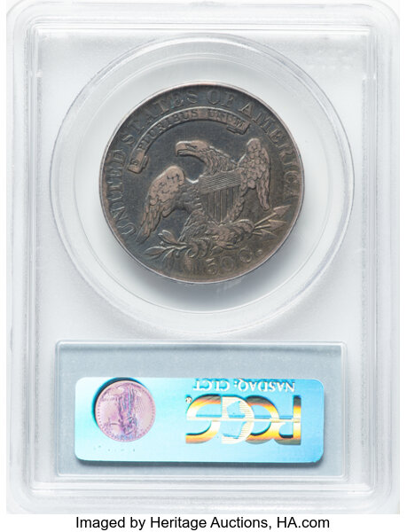 image for: 1833 50C O-101, R.1, VF30 PCGS. Ex: Manhattan Collection. PCGS Population: 3 in 30, 34 finer (11/25). CDN: $120 Whsle. Bid ...
