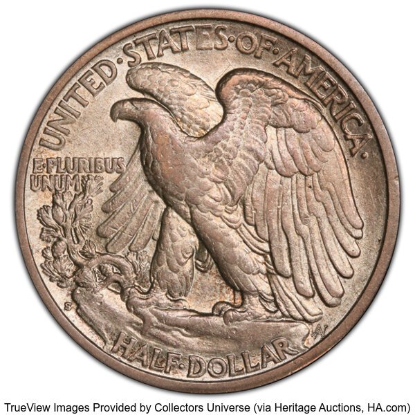 1933-S 50c XF45 thumbnail 2
