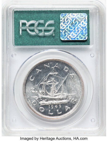 image for: Canada: George VI Dollar 1949 MS65 PCGS,...