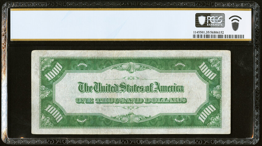 image for: Fr. 2211-L $1,000 1934 Federal Reserve Note. PCGS Banknote Choice VF 35....