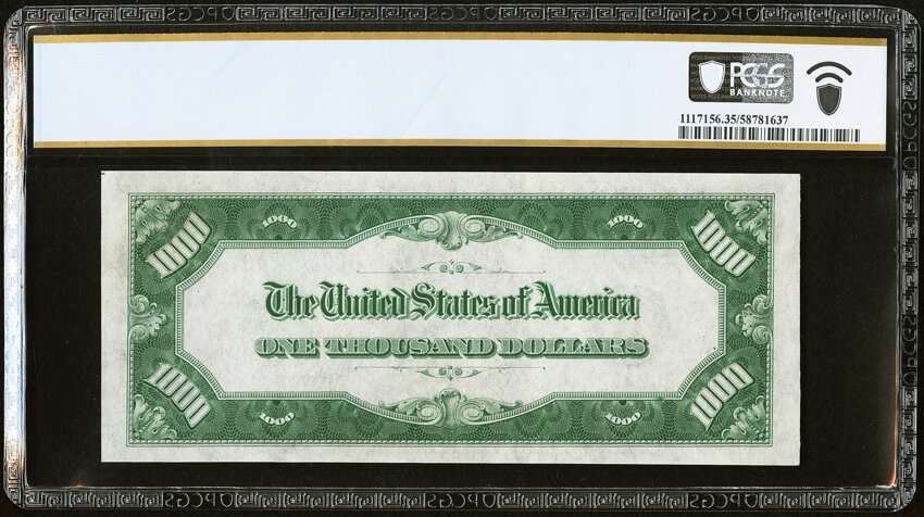 image for: Fr. 2212-B $1,000 1934A Mule Federal Reserve Note. PCGS Banknote Choice VF 35 PPQ....