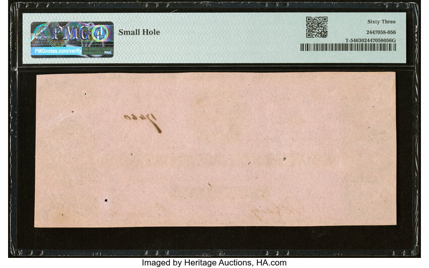 image for: T54 $2 1862 PF-6 Cr. 391 PMG Choice Uncirculated 63....