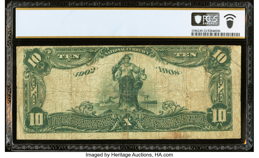 image for: Fort Worth, TX - $10 1902 Date Back Fr. 616 The Fort Worth National Bank Ch. # (S)3131 PCGS Banknote Fine 12....